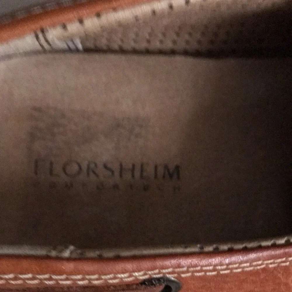 Florsheim Mens Driving Moccasins Shoe Sz 11 Golden Brown EUC